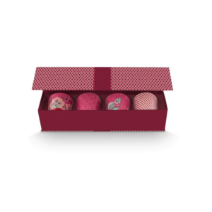 Oriental flower tea cup set